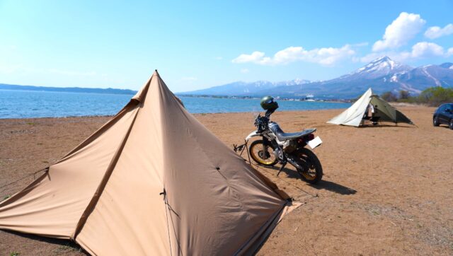 天神浜オートキャンプ場でソロキャンプ