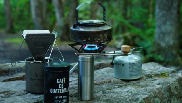 キャンプでコーヒー
