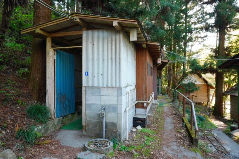 橋立川キャンプのトイレ