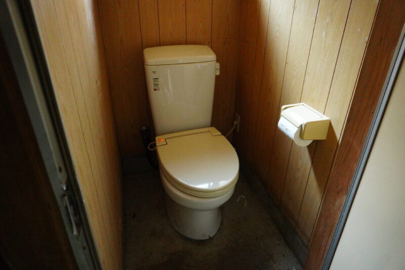 橋立川キャンプのトイレ