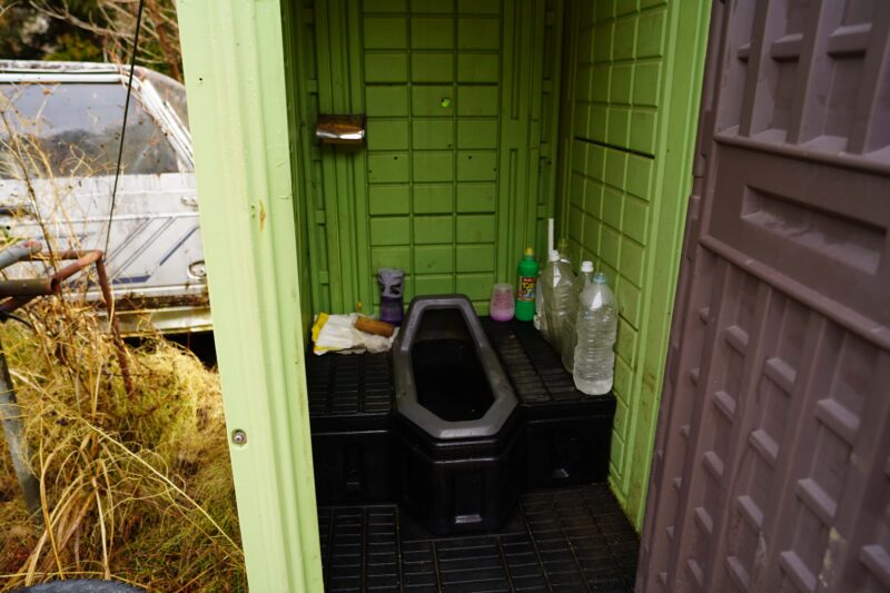 クロちゃん自由キャンプサイト　トイレ